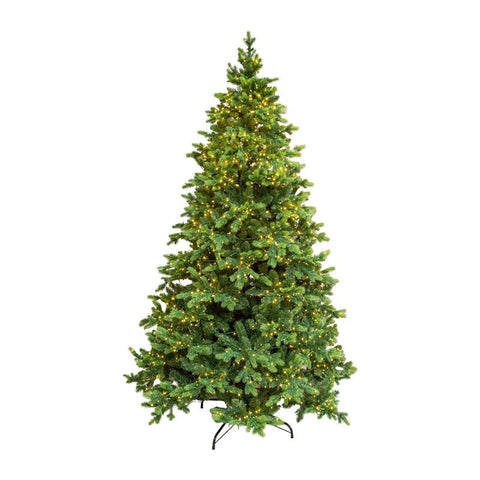 Albero di Natale Verde con Luci LED – PE+PVC Real Touch H.180/210/240 cm