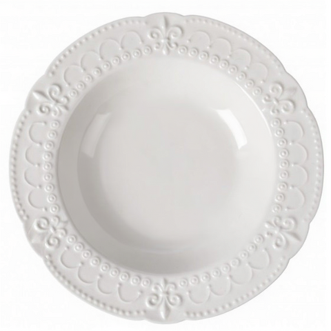 Servizio Piatti 18 Pezzi in Porcellana Bianca – Modello “Helena” Stile Elegante