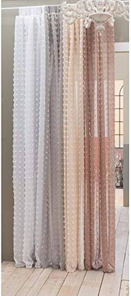 Pink Puffolina curtain