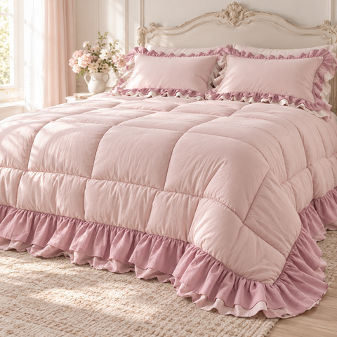 Cloud Rouche Quilt