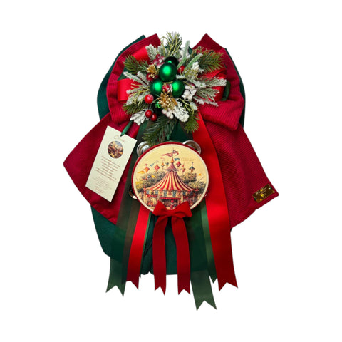 Fiocco Natalizio “Circus” – Altezza 40 / 50 / 80 cm – Madame Fioccò