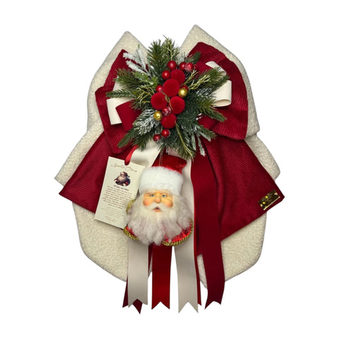 Fiocco Santa Claus “Il Calore del Natale” H50 cm - Madame Fioccò