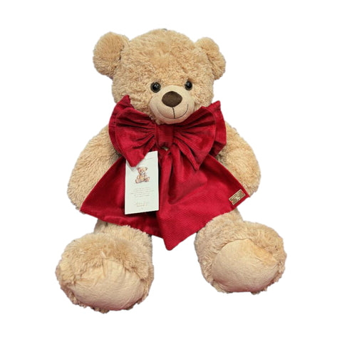 Orso Teddy 100 cm con Fiocco – Peluche Morbido ed Elegante by Madame Fioccò