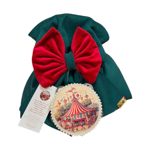 Sacco Circus in Velluto 45 cm con Tamburello – Madame Fioccò