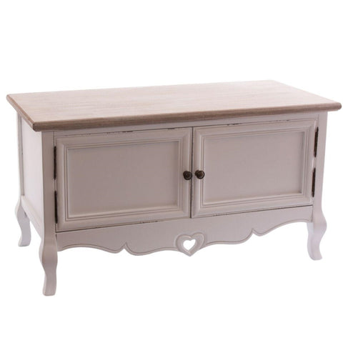 Mobile Porta TV Piccolo in Legno Shabby Chic - 84x40x46 cm