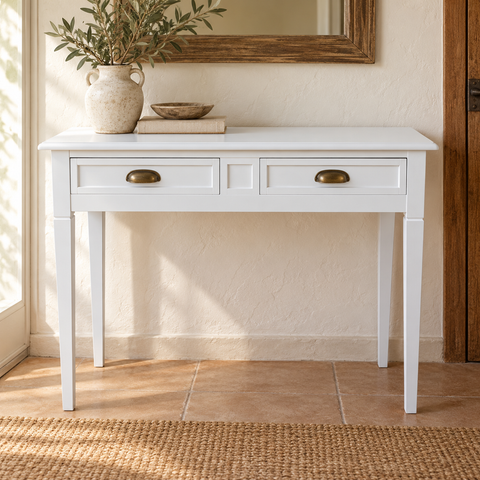 Scrivania Consolle 2 Cassetti – Kaluka Shabby Chic – foto 2