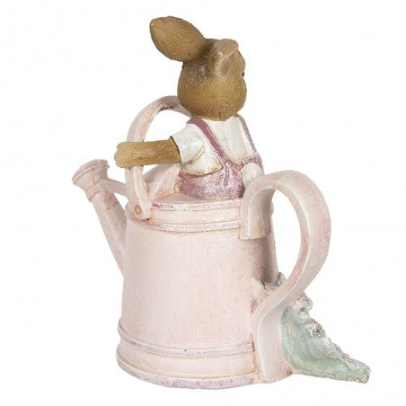 Watering can with bunny