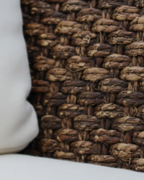 Salotto Completo da esterno in Rattan - Divano 165x73H80, Poltrone 100x73H80, Tavolo 83x83H41