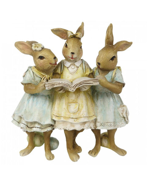 Bunnies with book