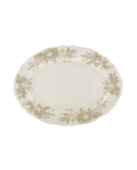 SPLENDOR BEIGE OVAL TRAY