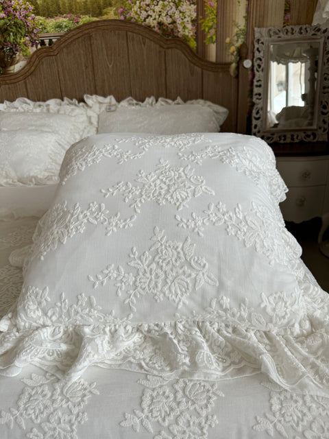 Cuscino arredo 50x50 in pizzo Royale