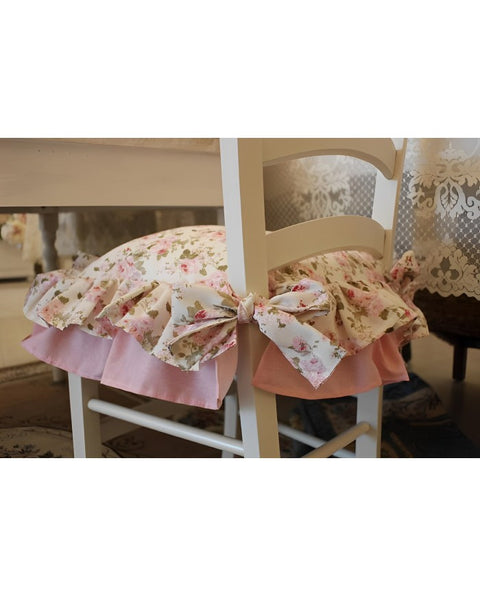 Pink floral chair cover – Natascia Capizzi