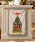 Canovacci Natalizi Vintage Times in Cotone – Blanc MariClò, 50x70cm — carillon