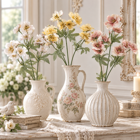 Decoro Floreale Assortito – Collezione Florilegio by Blanc MariClò