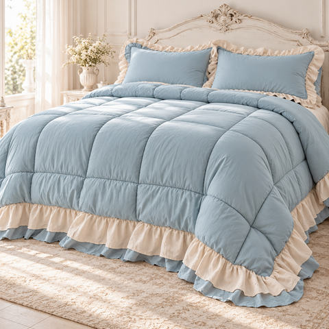 Cloud Rouche Quilt