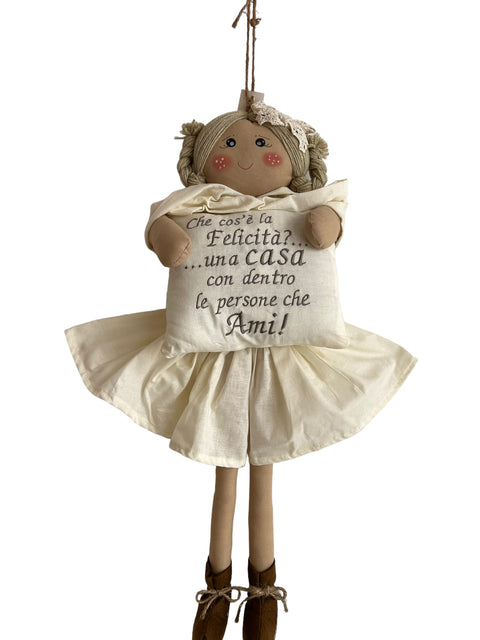 Doll with pillow