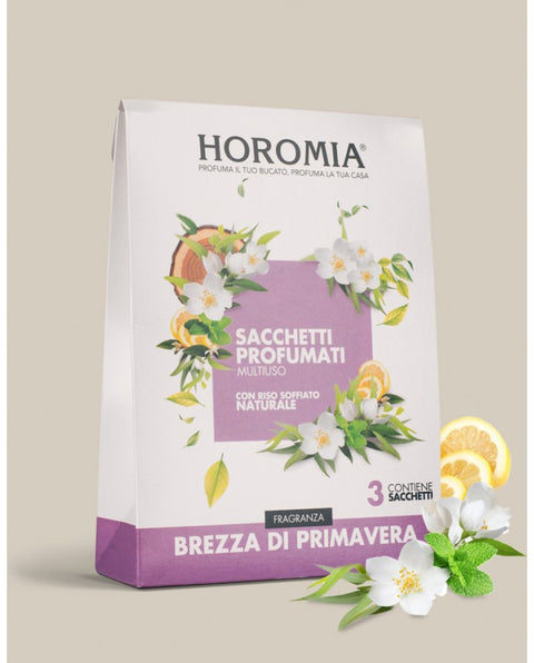 SACCHETTI PROFUMATI MULTIUSO FRAGRANZA BREZZA DI PRIMAVERA HOROMIA