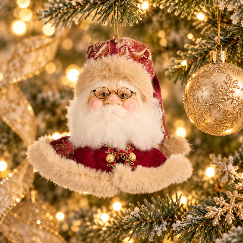 Babbo Natale North Pole Goodwill 18 cm sull’albero