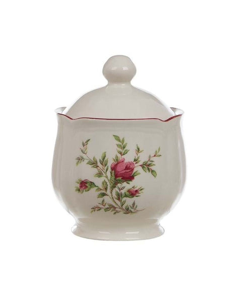 MOSS ROSE SUGAR BOWL