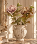 Peonie artificiali con bocciolo Gardena Blanc MariClò rosa antico e beige