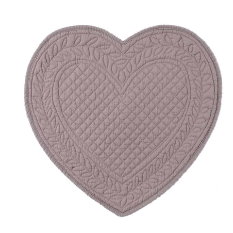 Set Americano a Cuore in Cotone Cipria – Collezione Carmen by Blanc Mariclò
