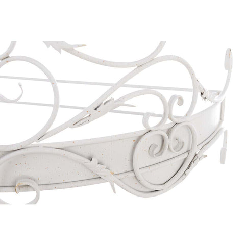 Cielo Letto in Ferro Battuto Bianco – Curly Collection by Blanc Mariclò