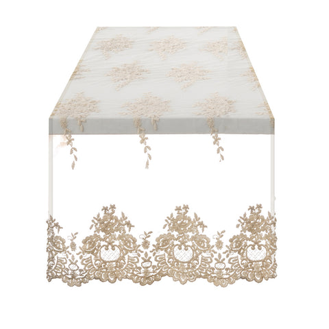 Runner Ricamato in Pizzo – Eleganza Shabby Chic | Raffinatezza per la Tavola by Blanc Mariclo'