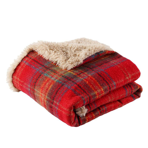 Tartan Plaid in Faux Fur 750gsm 170x140cm