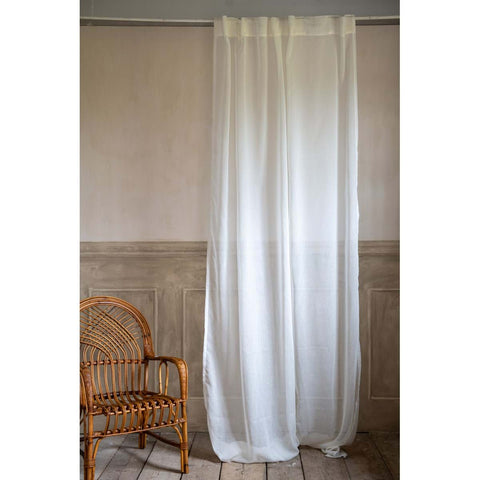 Cream Curtain 140x290cm Blanc Mariclò