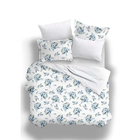 Set lenzuola Floral Light Blue