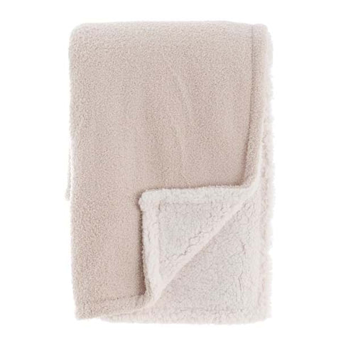 Plaid Sherpa 420GSM Morbido Essenziale by Blanc Mariclò - 140x170 cm 100% Poliestere
