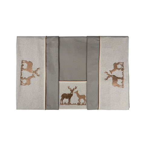 Parure Copripiumino Matrimoniale 2 Piazze 250x200 cm con Federe – Collezione Bamby Blanc Mariclò