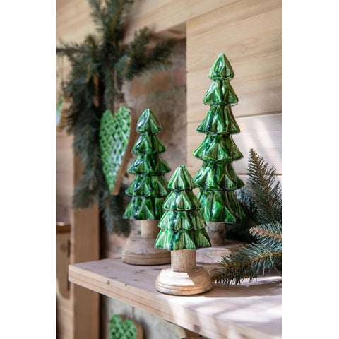 Decorazione Albero in Legno di Mango – Collezioni Foresta d’Inverno & Sogno di Bosco