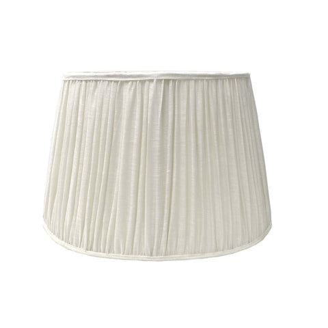 Paralume in Lino Bianco 25x25x15 cm – Stile Shabby Chic Elegante