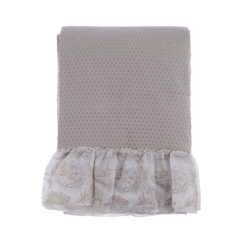 Trapunta Matrimoniale con Gala Toile de Jouy 180 GSM by Blanc MariClo’ – Varianti Colore 250x250 cm