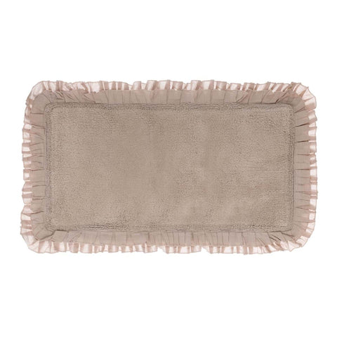 Tappeto Bagno con Doppia Gala Collezione Bagno Chiaro 50x110 cm by Blanc Mariclo'