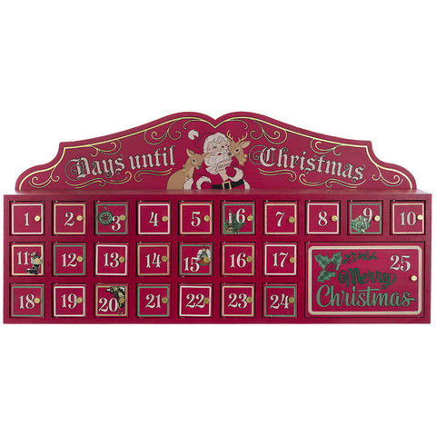 Calendario dell'Avvento in Legno – Collezione Albero dei Ricordi by Blanc MariClò, 40x80cm