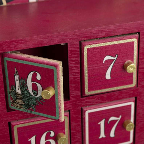 Calendario dell'Avvento in Legno – Collezione Albero dei Ricordi by Blanc MariClò, 40x80cm