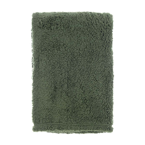 Plaid Sherpa Caldo e Soffice Verde Natale 270 GSM – Blanc Mariclò, 160x200cm