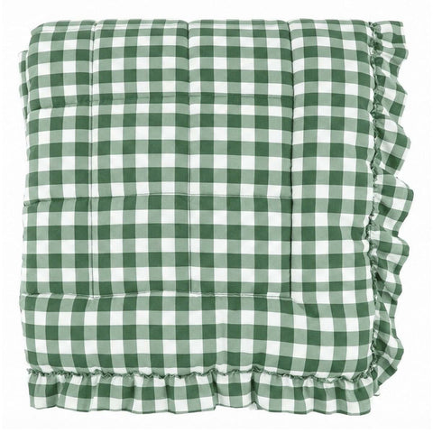 Trapunta Matrimoniale Vichy Verde con Gala 460 GSM – Le Vichy Collection by Blanc Mariclò, 250x250cm
