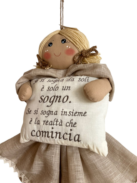 Doll with pillow