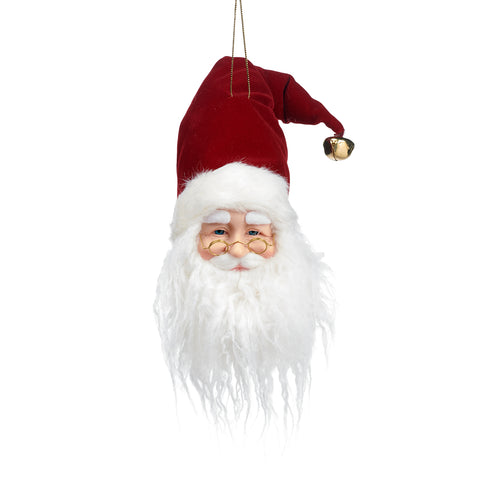 Addobbo Testa Babbo Natale 36cm