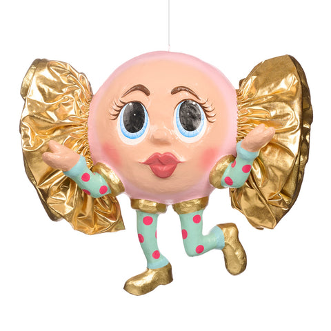 Decorazione Caramella Personaggio in Cartapesta Rosa e Azzurro - Goodwill, 66cm