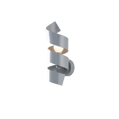 Applique Moderna in Ferro Bianco, Tortora o Grigio – Grigio