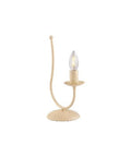 Lampada da Tavolo Vintage in Ferro Avorio Decapé o Marrone e Oro – Avorio / Decapè