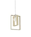 Lampada a Sospensione Country Chic in Ferro Bicolore – Avorio / Tortora