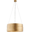 Lampada a Sospensione Industrial in Ferro con Decori Oro, Argento, Rame o Ruggine – Oro