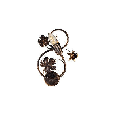 Applique Vintage in Ferro Avorio o Marrone e Oro – Marrone / Oro