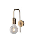 Applique Moderna in Ferro Bronzato Spazzolato – Bronzato
