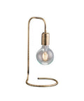 Lampada da Tavolo Moderna in Ferro Bronzato Spazzolato – Bronzato